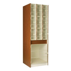 Multi-Sized Instrument Locker w/ Grille Doors - 10 Compartments (27" D)